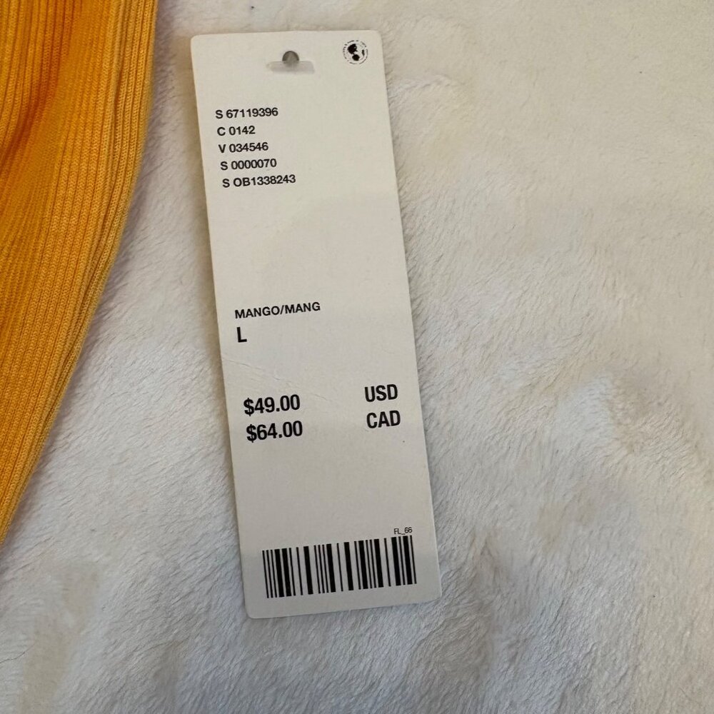 Out From Under Y2K Yellow Boho Ribbed Wide-Leg Loungewear Drawstring Pants L - Picture 7 of 12